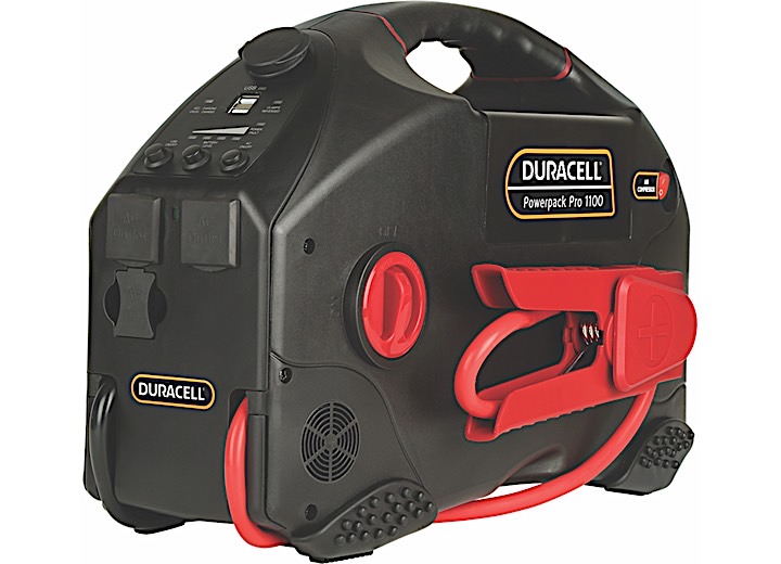 Duracell Powerpack Pro 12 V Portable Jump Starter with Air Compressor and Power Inverter  • DR300PWR