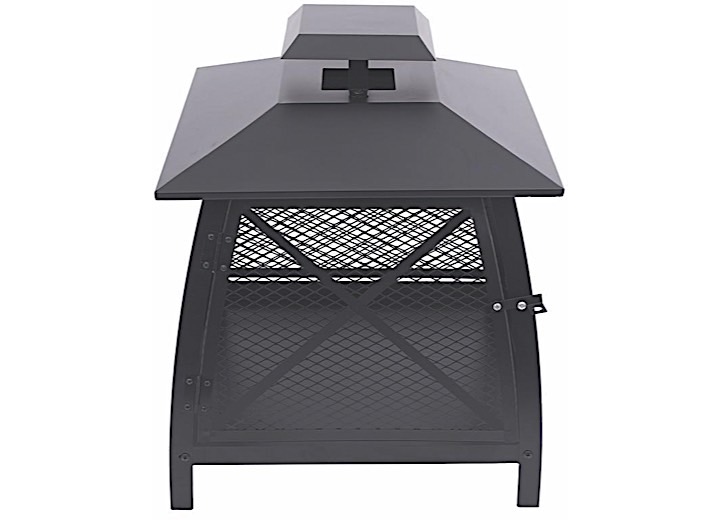 Blue Sky Outdoor Living 20” Square Wood Burning Outdoor Fireplace with 360-Degree View  • WBF20