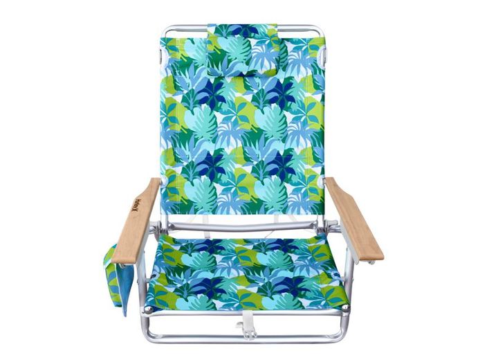 E-Z Up Hurley Deluxe Backpack Wood Arm Beach Chair – Deluxe Skyline  • CHHRDLXWCHSK