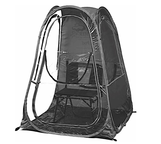 Under The Weather OriginalPod XL 1-Person Pop-Up Tent - Black  • T48-BLK