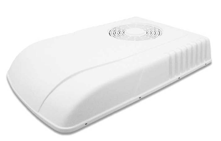 Icon Technologies Replacement A/C Shroud for Low Profile Carrier AirV Air Conditioner Units - Polar White  • 01837