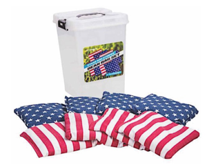 Escalade Sports Triumph Patriotic Stars & Stripes Cornhole Bags - 8-Pack  • 12-0028-2