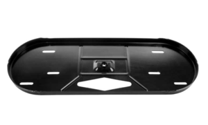 JR Products Standard RV LP Gas Tank Pan - Black  • 07-31535