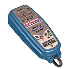 Tecmate OptiMate 2, 4-Step 12V 0.8A Battery Charger-Maintainer  • TM-421