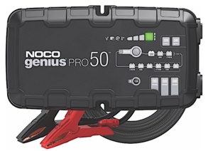 Noco 50-Amp Battery Charger, Battery Maintainer, and Battery Desulfator  • GENIUSPRO50