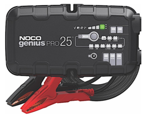 Noco 25-Amp Battery Charger, Battery Maintainer, and Battery Desulfator  • GENIUSPRO25