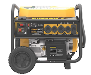 Firman 10,000-Watt Performance Portable Generator - Recoil/Electric/Remote Start, Gasoline  • P08003