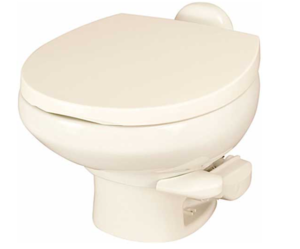 Thetford Aqua Magic Style II Low Profile RV Toilet Without Water Saver - Bone White  • 42063