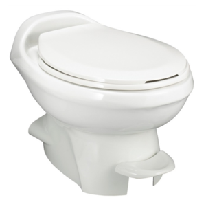 Thetford Aqua-Magic Style Plus Low Profile RV Toilet - Bone White  • 34438