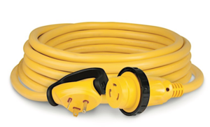 ParkPower 30' Extension Power Cord with Handle Grip (30A Straight Male x 30A Locking Female)  • 30SPP.RV