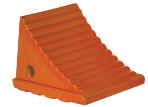 Buyers Orange Polyurethane Wheel Chock, 7.38X8.31X6.25 Inch  • WC786