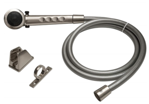 Dura Faucet RV Shower Head Kit - Brushed Satin Nickel  • DF-SA130-SN