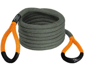 Bubba Rope Renegade Recovery Rope 3/4in X 30ft Camo Green with Orange Eyes  • 176655DRG