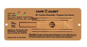 Safe-T-Alert 35 Series Dual CO/LP Gas Detector - Flush Mount - Brown  • 35-742-BR