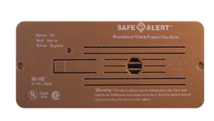 Safe-T-Alert 30 Series RV Propane/LP Gas Alarm - Brown, Flush Mount  • 30-442-P-BR