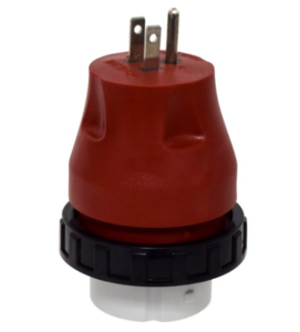 Valterra Detachable 15A-50A Adapter Plug - Red  • A10-1550DA