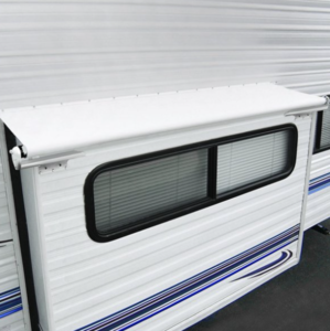 Carefree  Cut-To-Fit 100' Ext. Fabric Solid White Slide-Out Replacement RV Awning Fabric  • JF000A