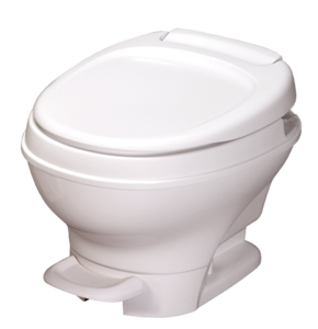 Thetford Aqua-Magic V Low Profile Toilet With Pedal Flush - White  • 31650