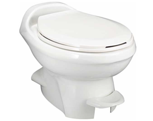 Thetford Aqua Magic Style Plus White Plastic Low Profile Built-In Toilet  • 34433