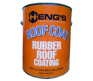 Heng's Fibered EPDM Rubber White Roof Coating - 1 Gallon  • 46128-4
