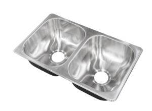 Lippert Stainless Steel Drop-In Rectangular Double Bowl Kitchen Sink (27
