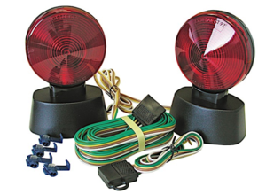 Roadmaster Magnetic Tow Lights with 4-Wire Flat Plugs & Harness  • 2120