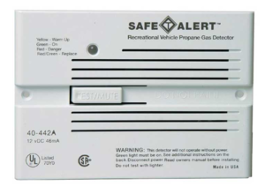 Safe-T-Alert Series Propane/LP Gas Detector - Flush Mount - White  • 40-442-P-WT