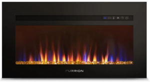 Furrion Built-In Electric RV Fireplace - Crystal Platform, 34