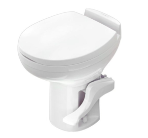 Thetford Aqua Magic Residence White Plastic High Profile Built-In Toilet with Hand Spray  • 42173