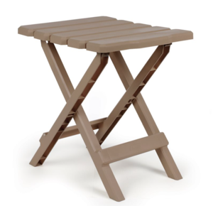Camco Small Adirondack Table - Plastic, Taupe  • 51883