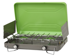Flame King 2 Burner Portable Propane Gas Classic Camping Stove Grill  • YSNVT-101