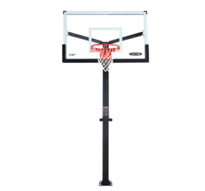 Lifetime Mammoth Bolt-Down Basketball Hoop - 60-Inch Tempered Glass  • 90916