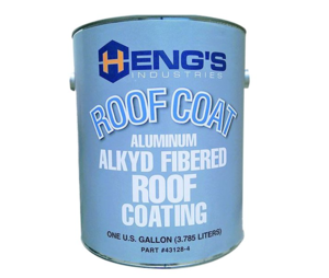 Heng's Alkyd Fibered Roof Coating - 1 Gallon Aluminum  • 43128-4