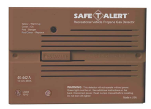 Safe-T-Alert 40 Series Brown Flush Mount Propane/LP Gas Alarm  • 40-442-P-BR