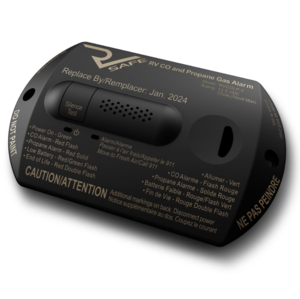 RV Safe Propane Gas Detector/Alarm - Black  • RVLP-2B