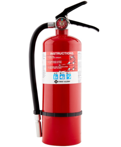 First Alert Rechargeable Heavy Duty Plus Fire Extinguisher UL rated 3-A:40-B:C  • PRO5