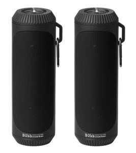 BOSS Portable Bluetooth Speakers (Pair) - Black, 1.5 Inch Speaker  • BOLTBLK