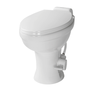 Lippert Flow Max RV Toilet - Elongated Ceramic Bowl  • 2022113192