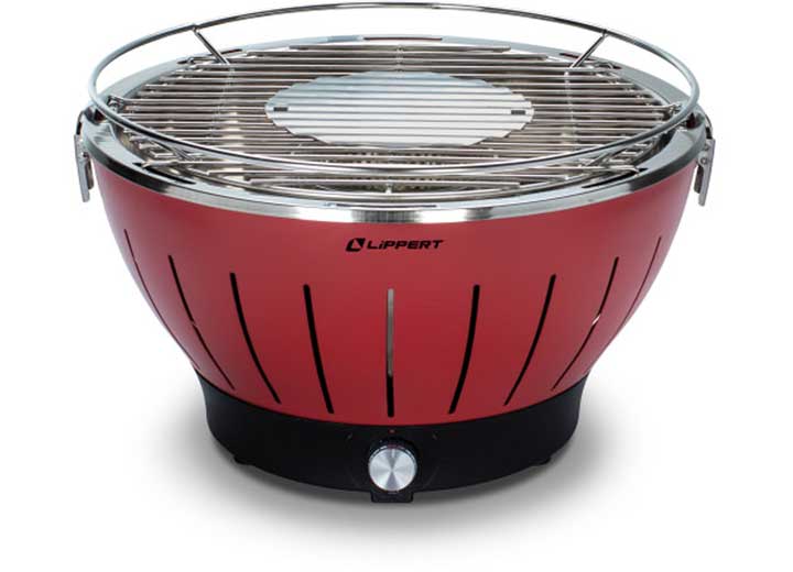 Lippert Odyssey Portable Charcoal Grill - Red  • 2021106515