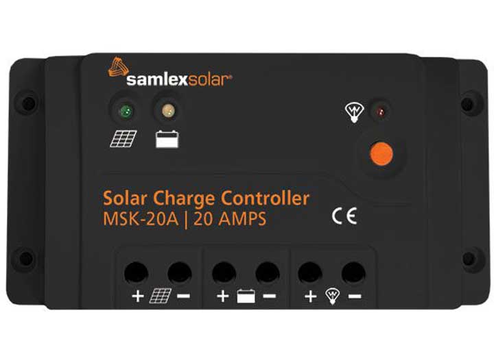 Samlex 20A Solar Charge Controller, 12 or 24V  • MSK-20A