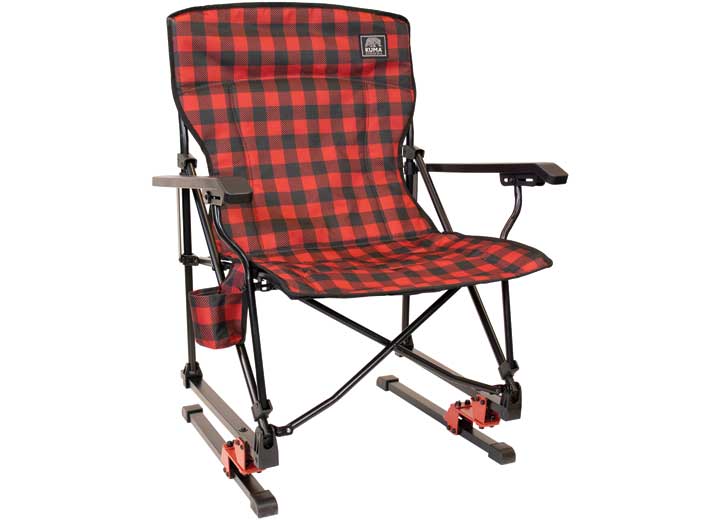 Kuma Outdoor Gear Quad Fold Spring Bear Camping Chair – Red/Black Plaid  • 886-KM-SBCQF-RB
