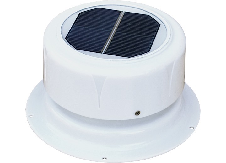 Ultra Fab Mini Solar Powered RV Plumbing Vent  - White  • 53-945001