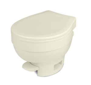 Thetford Aqua-Magic VI Permanent SloClose Toilet With Hand Sprayer, Low Profile, Parchment  • 31838