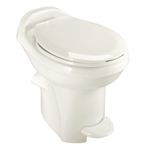 Thetford Aqua Magic Style Plus Bone Plastic High Profile Built-In Toilet with Hand Spray  • 34435