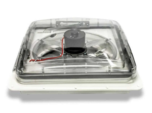 Heng's Zephyr Hi-Performance Powered Roof Vent - Clear  • SV0112-G4