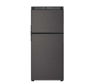 Norcold Polar 8 cu ft Matte Black Left Hand DC Double Door RV Refrigerator & Freezer  • N8DCBKL