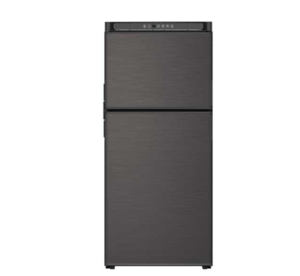 Norcold Polar 8 cu ft Matte Black Right Hand DC Double Door RV Refrigerator & Freezer  • N8DCBKR