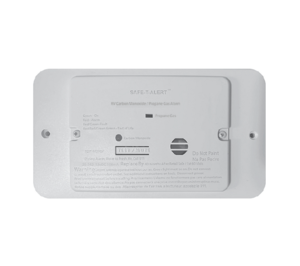 Safe-T-Alert 25 Series White Flush Mount Propane/LP Gas Alarm Kit with Trim Ring  • 25-742-WT-TR