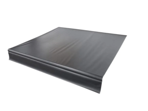Lippert Solera Universal Vinyl Replacement Fabric for 14' RV Awning - Solid Black  • V000334377