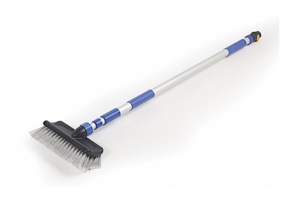 Camco Flow Through Wash Brush with Push Button Handle  • 41960